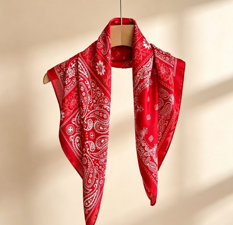 Classic Red Paisley